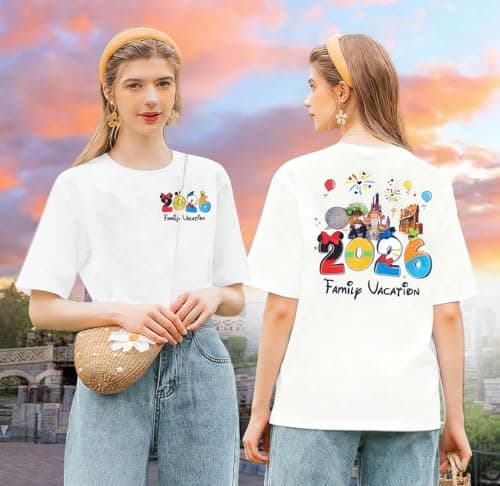 Magical Family Shirts matching 2026 Vacation Family Matching Outfits Mom and Mini Cute Summer Trip Clothes - Thumbnail 3