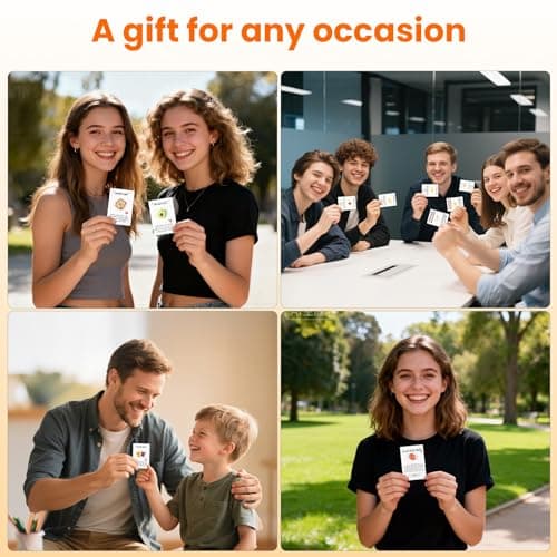 mountova 100 Sets Pocket Hug with Food-Themed Resin - Small Stress-Relief Emotional Support Cards Bulk Gifts for Coworkers - Thumbnail 6