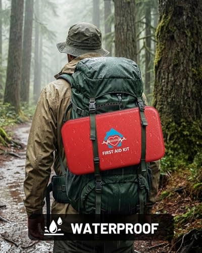 500 Pcs First Aid Kit for Travel/Camping/Businesses/Home/Car, Waterproof Emergency Kit for Hiking, Sports, Truck, Office, Vehicle & Outdoor Emergency Supplies, Well-Organized Home Travel Essentials - Thumbnail 6