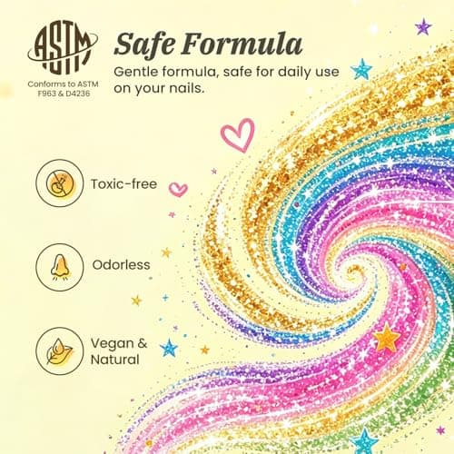 HOTU Nail Polish Pens, 12 Glitter Colors - Thumbnail 4