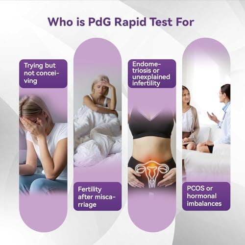 AssuTest PdG Test Strips for Women 5 Packs, Up to 96% Detection Accuracy, Professional-Grade & Lab-Tested Precision, At-Home Fertility Ovulation Test, Progesterone Urine Test, Individually Wrapped - Thumbnail 2