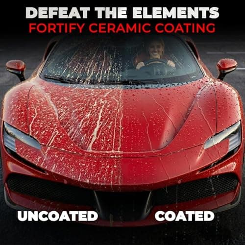 Car Wax Spray and Ceramic Coating for Cars - 3 in 1 Waterless Car Wash and Detailing - Quick Effect Coating Agent for Car - High Gloss Car Coating Spray, Shiny Car Stuff by Shine Armor - 8FlOz - Thumbnail 5