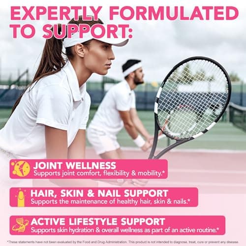 Multi Collagen Peptides Powder with Type I II III V X for Skin Joints Bones Hair and Nails Enhanced with Vitamin C Biotin Hyaluronic Acid Keratin Elastin for Comprehensive Beauty and Wellness Support - Thumbnail 4