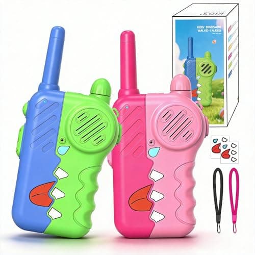 Gaswei W1 Walkie Talkies for Kids, Toys for 3-12 Years Old Girls Boys,Single Channel Kids Walkie Talkies with Flashlight Lanyard - 1000ft Long Range for Outdoor/Camping/Hiking (2-Pack) - Image 1