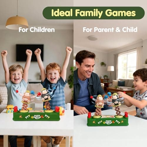 BDuck Board Games, Toddler Game Boxing Gorilla Punching Kids Toys, Educational Toys Preschool Games for Kids 4-6, Family Game 2 Players Children Aged 4 and Up - Thumbnail 5