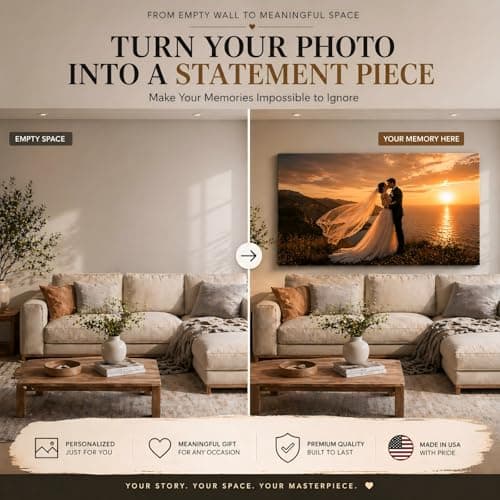 VYPEROCK Large Custom Wall Canvas, 28 x 40inch Personalized Canvas Print - Affordable Photo On Canvas with Gallery Wrapped Frames, Transform Your HD Photo into Stunning Wall Art Home Office Decor - Thumbnail 6
