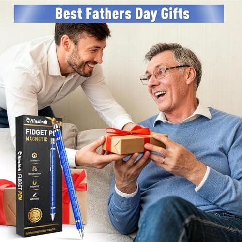 Fathers Day Gift for Husband Dad, Gifts for Men Fidget Pen, Anniversary Birthday Graduation Gifts for Men Him Husband, Fathers Day Gift from Wife Daughter Son, Multifunction Pen Cool Stuff Gadgets - Thumbnail 5