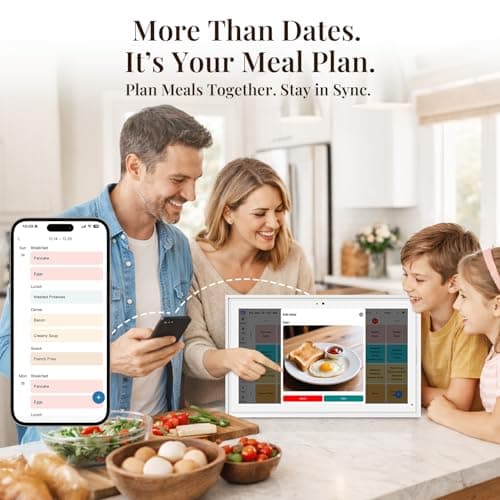 15.6" Electronic Wall Calendar & Digital Family Planner, 2K Smart Touchscreen Display with Video Call, Chore Chart & Shared Family Schedule, 4+64GB, Wall or Desk Mount, Interactive Calendar Organizer - Thumbnail 5