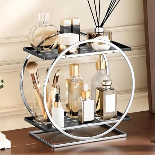 YIWANFW Bathroom Counter Organizer, 2-Tier Perfume Organizer for Dresser - Image 1