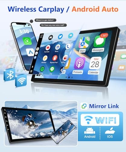 Wadpon 8Core 2G + 64G Android Car Radio for Honda Civic 2012 2013 2014 2015 Carplay Android Auto, 9 Inch Touch Screen Car Stereo Multimedia Player Head Unit GPS FM SWC Backup Camera MIC CANBUS - Thumbnail 3