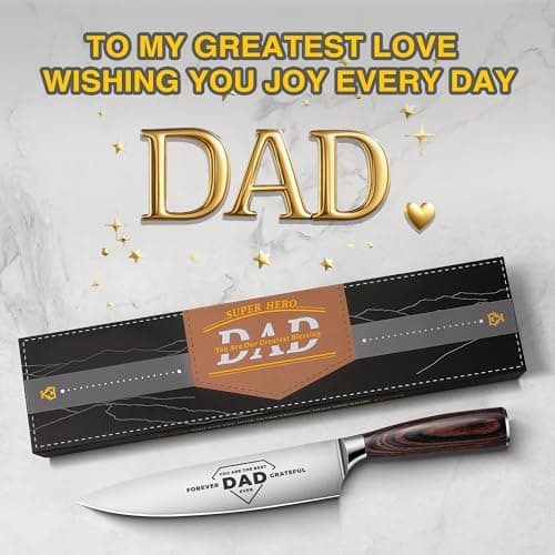 Plys Gifts for Dad Birthday Gift: Gifts for People who Love to Cook Christmas Gifts for Dad Kitchen Chef Knife Presents for Father - Thumbnail 5