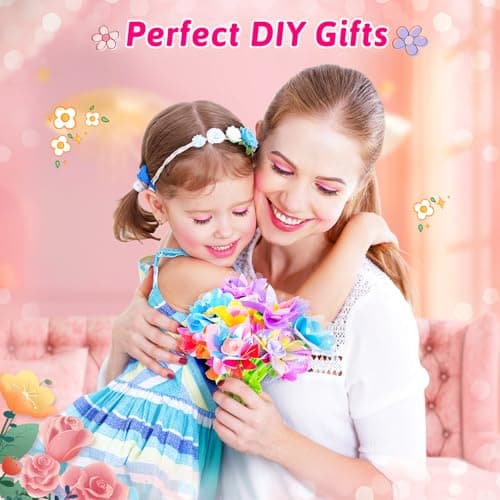 Osllate Upgraded Flower Bouquet Accessories Set for Making 36 Flowers, DIY Arts & Crafts Toy Accessories Flowers Making Toy Kit - Thumbnail 5
