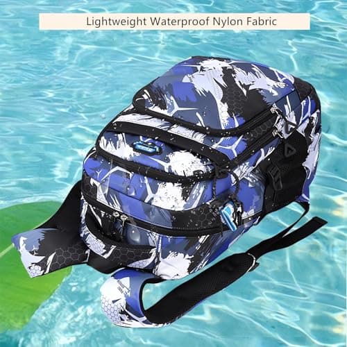 OKKID Middle School Backpack for Boys Gifts Student Bookbag High School Bags Teenage Boy Waterproof Large Travel Backpack Set - Thumbnail 6