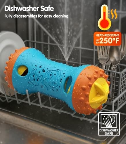 WAGPAWS Dog Puzzle Toy Slow Feeder for Small To Mideum Dogs, Interactive Dog Chew Toy for Boredom, Brain Engaging Adjustable Treat Dispensing Dog Cat Toys Gift with Scent Release Holes Dishwasher Safe - Thumbnail 5