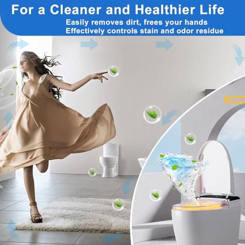 Msvvko Toilet Bowl Cleaner, Automatic Toilet Tank Cleaner Tablets, Blue Toilet Bowl Tablets for Deodorizing & Descaling, Powerful Cleaning, Slow-Release Against Tough Stains 20 Pack - Thumbnail 5