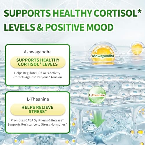 VivoNu Magnesium Complex for Women & Men with Cortisol Support, D3, Zinc, Ashwagandha*, 7 Forms Magnesium Supplement 500 MG - Magnesium Glycinate, l threonate, Citrate for Sleep, Stress* Relief - Thumbnail 5