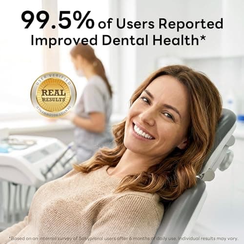 SAKYPRORAL AI Sonic Electric Toothbrush for Adults with Brushing Score & Smart Timer Display, 6-Zone Tracking, Rechargeable Whitening Brush with Soft Heads (Midnight Black) - Thumbnail 6