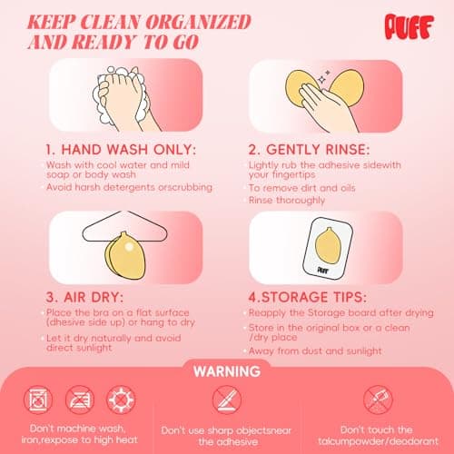Sticky Bra Push Up - Strapless Backless Adhesive Invisible Bra for Women with Silicone Lift Tape Effect(Beige Set D) - Thumbnail 6