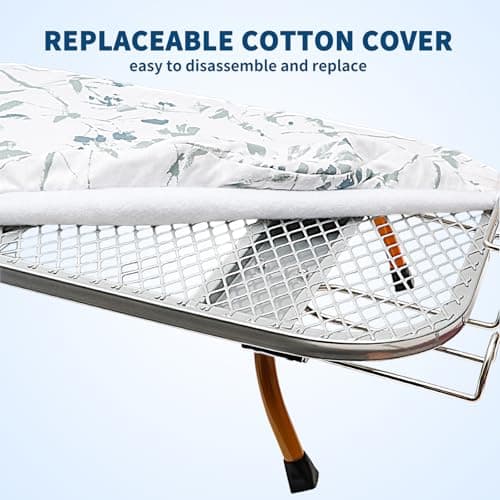 AKTIOIN Tabletop Ironing Board Folding with Iron Holder and Iron Rest, Portable Space Saving Small Metal Ironing Board - Thumbnail 4