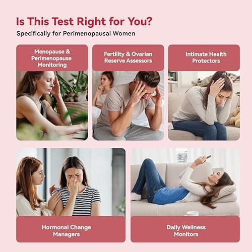 AssuTest Menopause Test Kit At Home, 5 Tests FSH Test Strips for Perimenopause & Ovarian Reserve, Fertility Test for Women, Fast & Reliable Results - Thumbnail 5