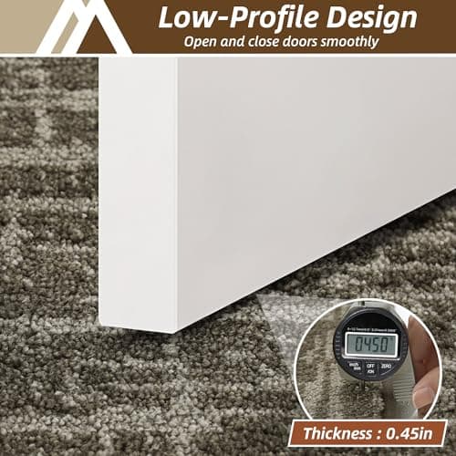 COSY HOMEER-Door-Mat,Dirt Trapper Entryway Rugs 24"x36" Non Slip Washable Entrance Mats,Absorbent Welcome Mat,Low Profile Dog Door Mats for Front Back Doomats and Wet Shoes,Light Brown - Thumbnail 5