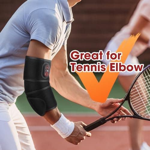 Cordless Elbow Heating Pad for Elbow & Leg Pain Relief, Heated Elbow Brace Wrap Around Wrist Heating Pad for Arm, Wrist, Ankle, Leg and Knee with 3 Heating Levels & Timer - Thumbnail 6