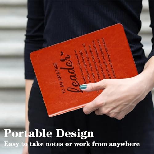 QDWXDEL 2026 Planner Gifts for Boss Female,A5 Hardcover Leather Journal for Women,Journal Notebook for Work,Leadership Gifts (AMAZING Leader) - Thumbnail 6