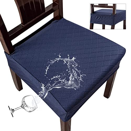 Genina Waterproof Seat Covers for Chairs Seat Covers for Dining Room Chair Slipcovers Kitchen Chair Covers Dining Chair Covers - Image 1