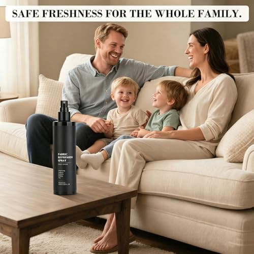 Fabric Refresher & Room Spray – Non-Toxic, Pet & Kid Safe, Long-Lasting Fresh Scent (7.68oz) - Thumbnail 6