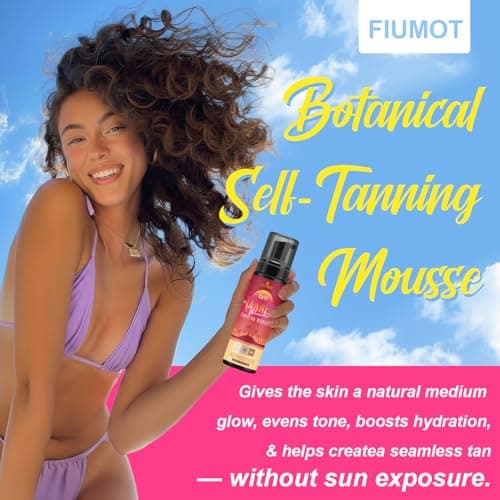 Self-Tanning Mousse for a Natural, Sun-Kissed Glow – Fast-Drying, Streak-Free, Long-Lasting Formula, 6.76 FL - Thumbnail 2