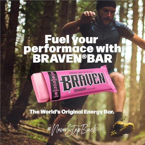 Braven Bar Assorted Energy Bars Variety Pack (1.59 oz, Pack of 10) – Energy Snacks with 5g Protein, and 13 Vitamins & Minerals – Energy Chews Alternative & Protein Snack - Gluten Free, Allergen-friendly snacks - Thumbnail 5