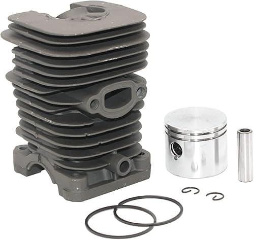 Adorih 41.1mm PT350 Cylinder Piston Kit ， for Poulan 2375 2175 2050 2055 2075 1950LE 2450 1975 Chainsaws - Complete Replacement Parts for OEM 530071408, 530012550, 530069608 - Thumbnail 3