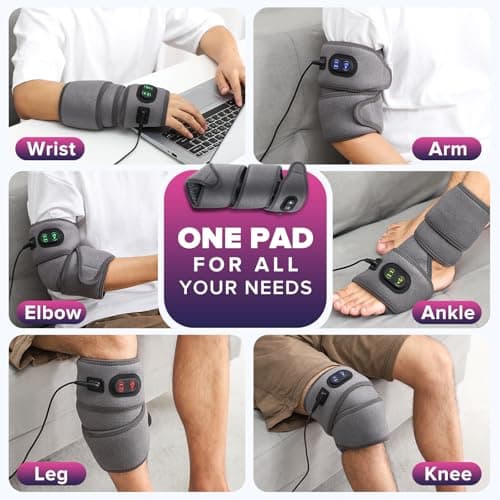 Heating Pad for Arm Elbow Leg, Heating Pad Arm Wrap for Pain Relief, HSA Approved Products Only, Breathable, 4 Heat Settings, 78.5" Cord, FSA Eligible Items - Thumbnail 6
