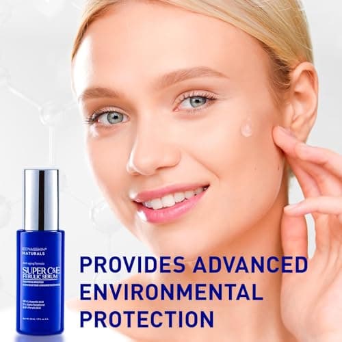 Vitamin C Face Serum for Anti Aging: Enaskin Naturals Super C Serum with Ferulic Acid for Women Mature Skin, Premium Formula Vit C Facial Serum for Brightening Dark Spots and Glowing up Skin - 1.7 Oz - Thumbnail 2