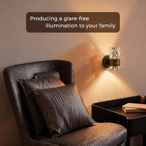 L LOHAS LED Motion Sensor Night Light, Wireless Rechargeable Wall Mounted Nightlight,Motion-Activated Acrylic Night Lights,3000K Dimmable for Bathroom Hallway - Thumbnail 6