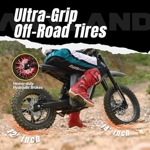 Anyland Rev 01 Electric Dirt Bike for Teens Adults, 3000W Electric Motorcycle with 48V/22.5AH Battery, 48 Mile Range, E Dirt Bike with Hydraulic Brakes, Mountain Off-Road Ebike - Thumbnail 5