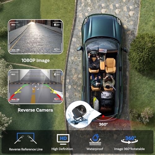 OTTOCAST ScreenFlow, 11.4" Portable CarPlay Screen for Car with YouTube and Backup Camera for iPhone(iOS 8+) Android Auto(Android 10+), Built-in Apps, Android 13 OS - Thumbnail 4