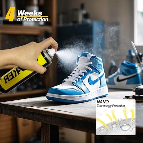 Weiiaihua Shoe Protector Spray, Water Proof Shoe Spray for Boots, Sneaker, Leather, Nubuck, Suede, 10.15 Fl Oz - Thumbnail 3