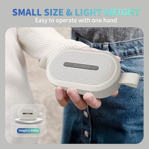 SOWO Portable Small Speaker, Magnetic Bluetooth Speaker for Golf Cart - Thumbnail 3