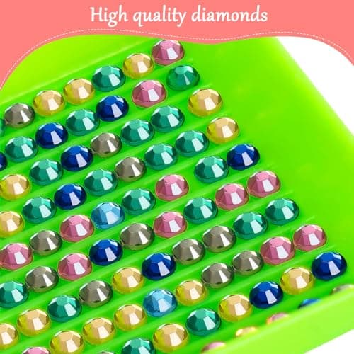 KEYRANKE 9 Pack Princess Diamond Painting Kits for Adults 5D DIY Diamond Art Kit Paint with Round Full Drill Diamonds for Beginners Gem Paintings Art for Home Wall Decor Gifts (12X12 Inch) - Thumbnail 3