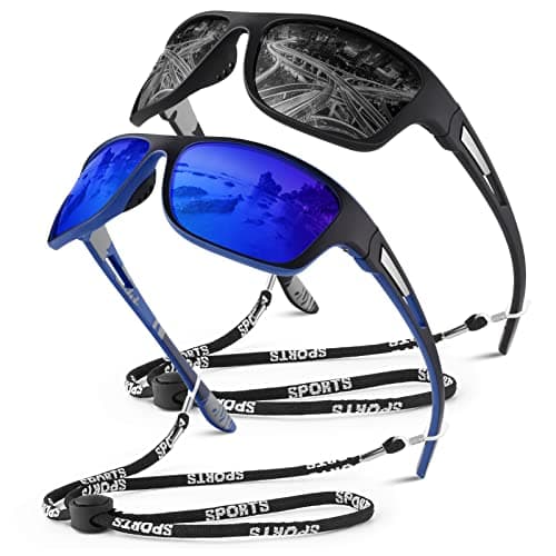 WEAROYO Polarized Sports Sunglasses for Men Women,Fishing Driving Rectangular Goggles UV400 Protection - Image 1