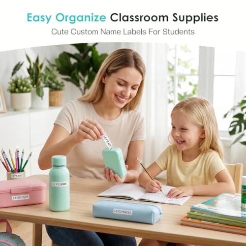 Phomemo Label Maker, D30 Portable Bluetooth Label Maker Machine with Tape, Small Mini Label Printer, Multiple Templates Fonts Icon Labeler for Home, School, Office - Thumbnail 2