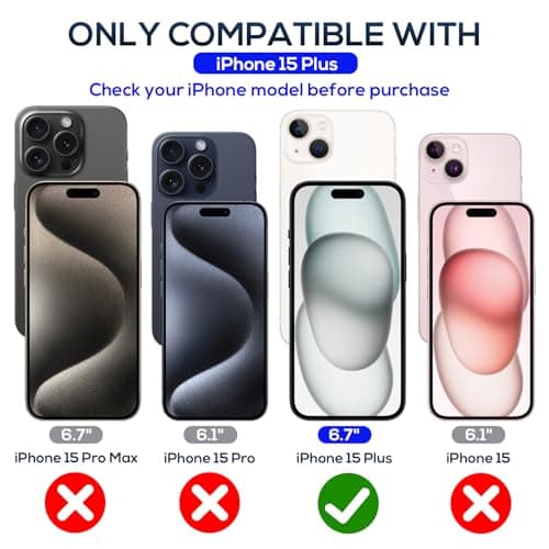 JESOHO Blue Light Screen Protector for iPhone 15 Plus [6.7 Inch],2 pcs Colorless Anti-Blue Light Tempered Glass Films, HD Clear, 9H Hardness, No Bubbles, Case Friendly with 2 pcs Camera Lens Protector - Thumbnail 2