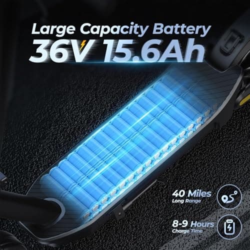 Heropick Electric Scooter for Adults, 1000W Peak Motor, Max Speed 20 Mph, 40 Max Miles Range, 10" Tubeless Tires, Folding E-Scooter with Shock Absorber, APP Control, Bell, Turn Lights - Thumbnail 3