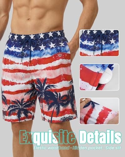9 Inch Men Swim Trunk Compression Liner Board Short Father Day Dad Happy Birthday Gifts Ideal Papa Stepdad Pappy Poppy Law Who Want Nothing Everything Son Christmas Xmas Boyfriend Valentines Present - Thumbnail 6