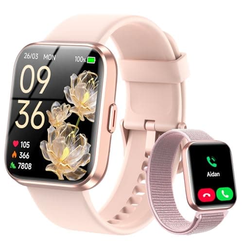 Smart Watches for Women, 1.83" Alexa Smart Watch for Android & iPhones with Call/SMS/Reminder, 120+ Sport Modes Fitness Watch with Sleep/Heart Rate Monitor, Activity & Health Tacker, 3ATM Sport Watch