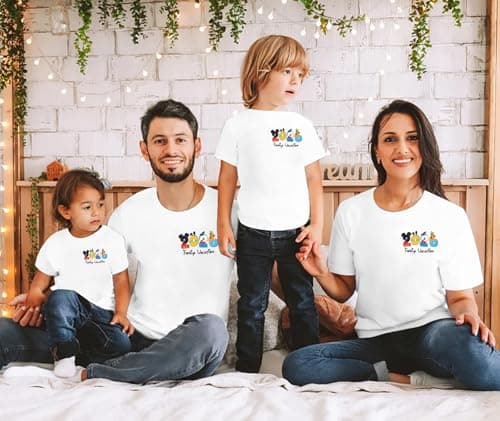 Magical Family Shirts matching 2026 Vacation Family Matching Outfits Mom and Mini Cute Summer Trip Clothes - Thumbnail 6
