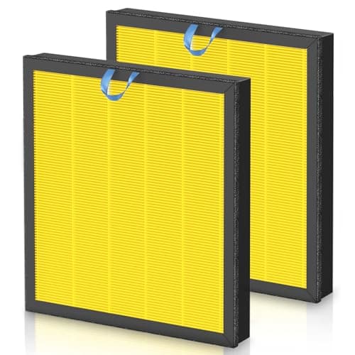 Vital 100S Replacement Filter for LEVOIT Vital 100S-P Air Purifier for Pet Care, High-Efficiency Activated Carbon for Smoke, Odor, Pollen, Vital 100S-RF-PA, LRF-V102-YUS, Yellow - Image 1