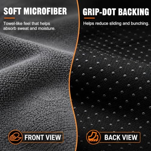 KIGEMOS Car Seat Cover Towel for Cars, SUVs, Vans and Trucks, 2 Pack, Gray - Thumbnail 5