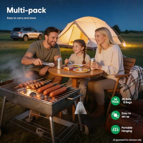 Mosquito Repellent Outdoor Patio 36 Balls - Mosquito Repellant Indoor & Outdoor for Yard Home Patio Travel Camping, Keep Mosquitoes Away from Door Patio - Thumbnail 6